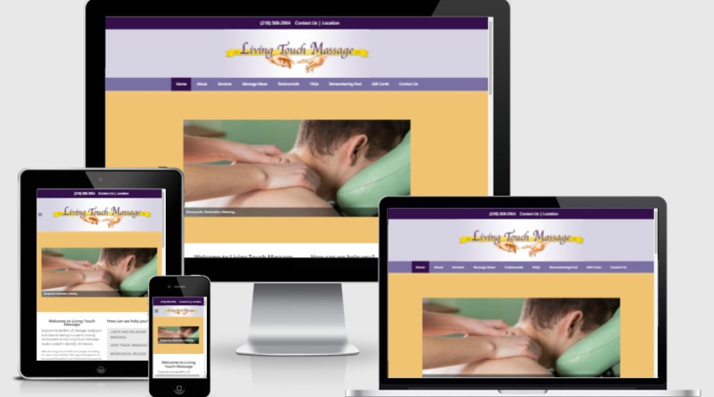 Living Touch Massage Website